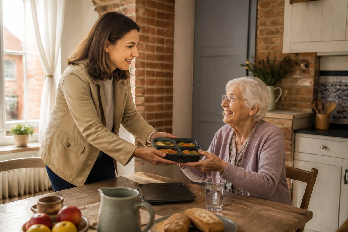 Livraison de repas adaptée aux personnes âgées dans le Cambrésis
